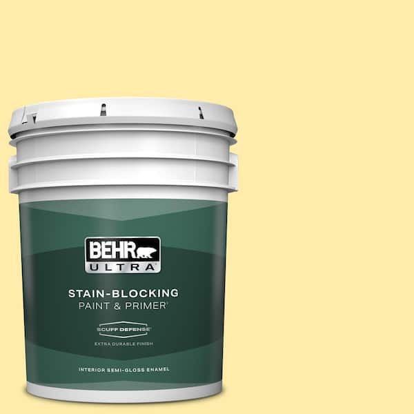 BEHR ULTRA 5 gal. #P300-3 Rite of Spring Extra Durable Semi-Gloss Enamel Interior Paint & Primer