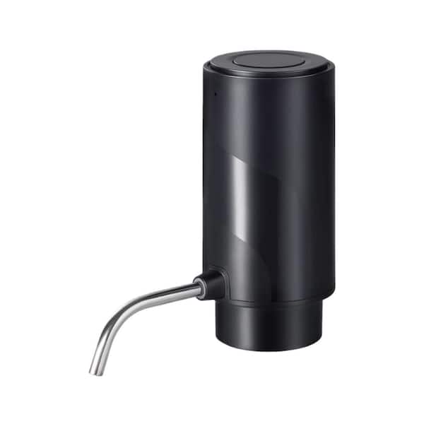 Electric Wine Whisky Decanter Aerator Dispenser with USB Rechargeable, Black