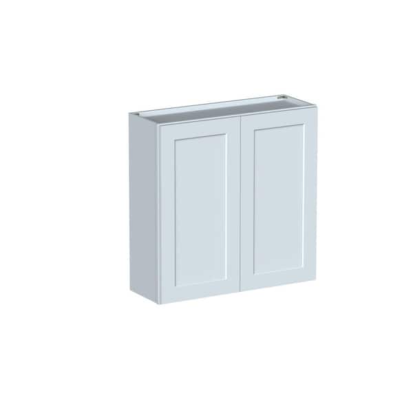 36 in. W x 12 in. D x 36 in. H Plywood Ready to Assemble Wall Kitchen Cabinet in Dove Gray with Full Door