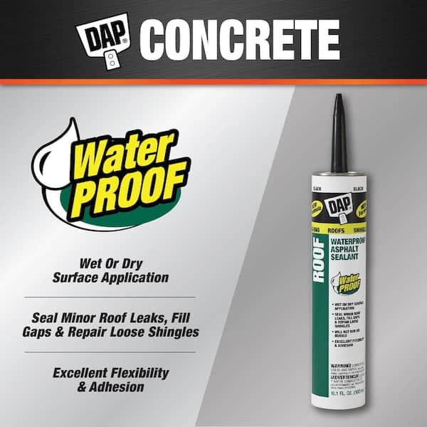10.1 oz. Black Waterproof Blacktop and Roof Sealant (2-Pack)