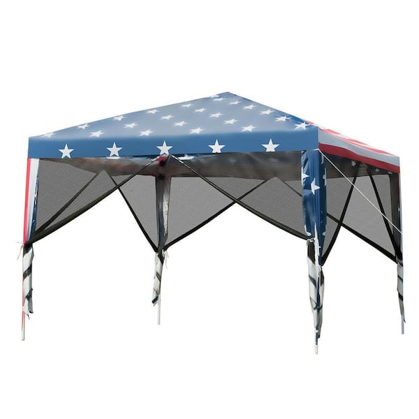 FORCLOVER 10 ft. x 10 ft. Pop-up Canopy Tent Gazebo Canopy
