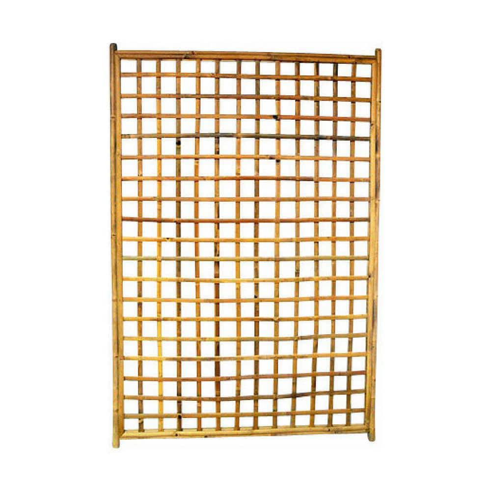 6 ft. H x 4 ft. W Framed Pressure Treated Bamboo Lattice Pattern Fence Panel Square price history on PriceWatchPro