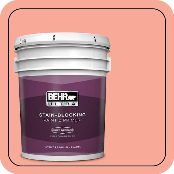 BEHR ULTRA 5 gal. #190B-4 Duchess Rose Extra Durable Eggshell Enamel Interior Paint & Primer
