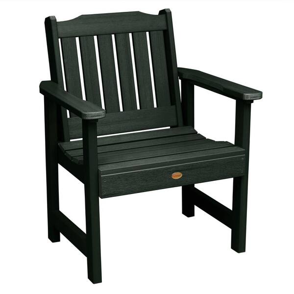 Highwood Lehigh Charleston Green Recycled Plastic Outdoor Lounge Chair