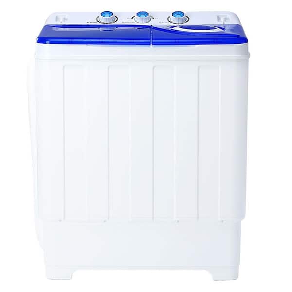 Elexnux 3 cu. ft. Compact Top Load Twin Tub Washer with