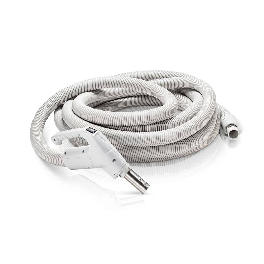 Universal Central Vacuum Hose Kit with Turbo Nozzles and Accessories
