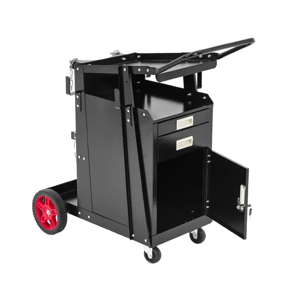 Welding Cart with Drawers & Cabinet,Heavy Duty Carbon Steel Welding Cart for Mig Welder Tig Welder and Plasma Cutter price history on PriceWatchPro