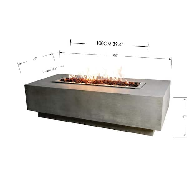 60 inch propane fire pit