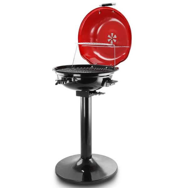 Better Chef 15 in. Electric Barbecue Grill in Red