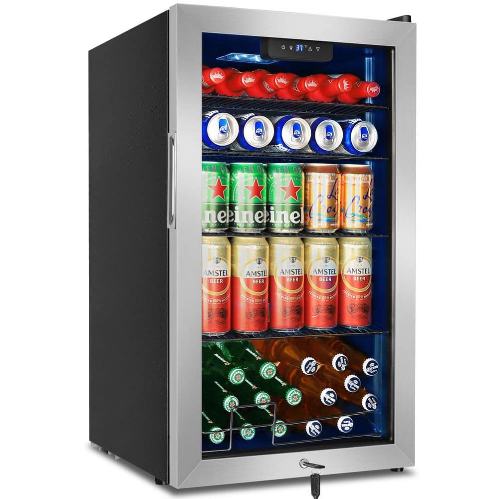 17.51 in. Single Zone Freestanding 126-Cans Stainless Steel Beverage Cooler in Silver price history on PriceWatchPro
