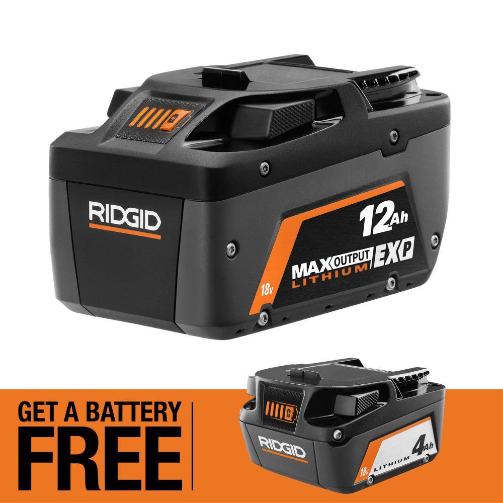 Reviews for ridgid 18v 12 0 ah max output exp lithium ion battery with