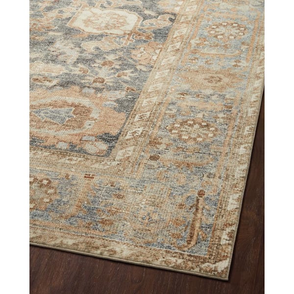 LOLOI II Margot Ocean/Spice 8 ft. 6 in. x 11 ft. 6 in