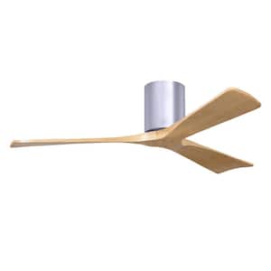 Irene-3H 52 in. 6 fan speeds Ceiling Fan in Nickel with Remote and Wall control included