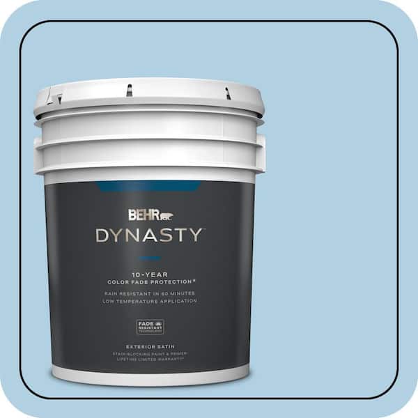 BEHR DYNASTY 5 gal. #560C-3 Holiday Road Satin Enamel Exterior Stain-Blocking Paint & Primer