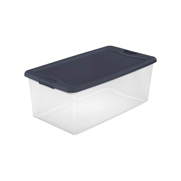 Sterilite 106 Quart Latching Storage Container (4 Pack) + 70 Quart Tote (4 Pack)