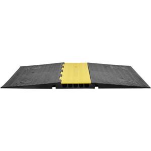 Guardian 3 ft. L 3-Channel 2.5 in. Industrial Rubber Cable Ramp DH-CP-4 ...