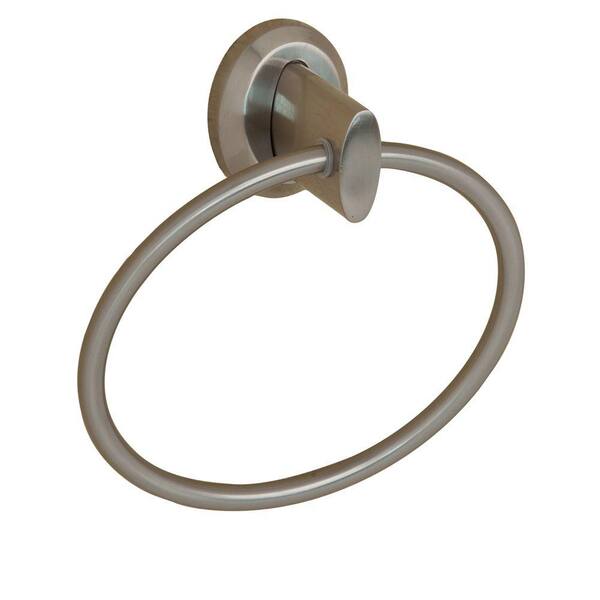 Barclay Products Katniss Towel Ring in Satin Nickel