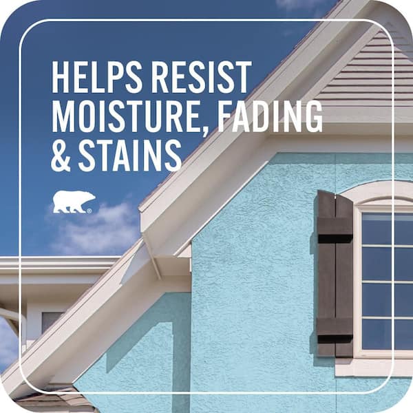 BEHR PREMIUM PLUS 1 gal. #M480-3 Bengal Blue Flat Exterior Paint