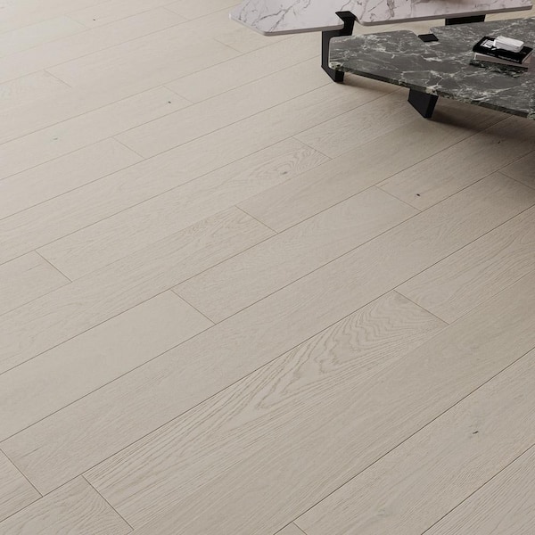 Selkirk Brittle Amherst 1/2 in. T x 7.5 in. W Tongue and Groove Wire Brushed Engineered Hardwood Flooring (31.09 sq.ft./case)