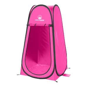 Portable 1 Person Pop-Up Camping Tent - Sun Shelter (Pink)