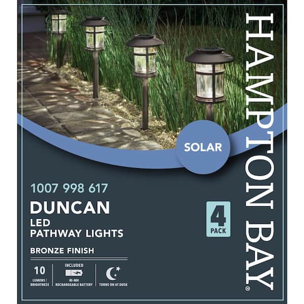Hampton Bay 10-Light 20 ft. Outdoor Solar LED Edison Bulb String Light  SL20-10/SOL/V1/HD - The Home Depot