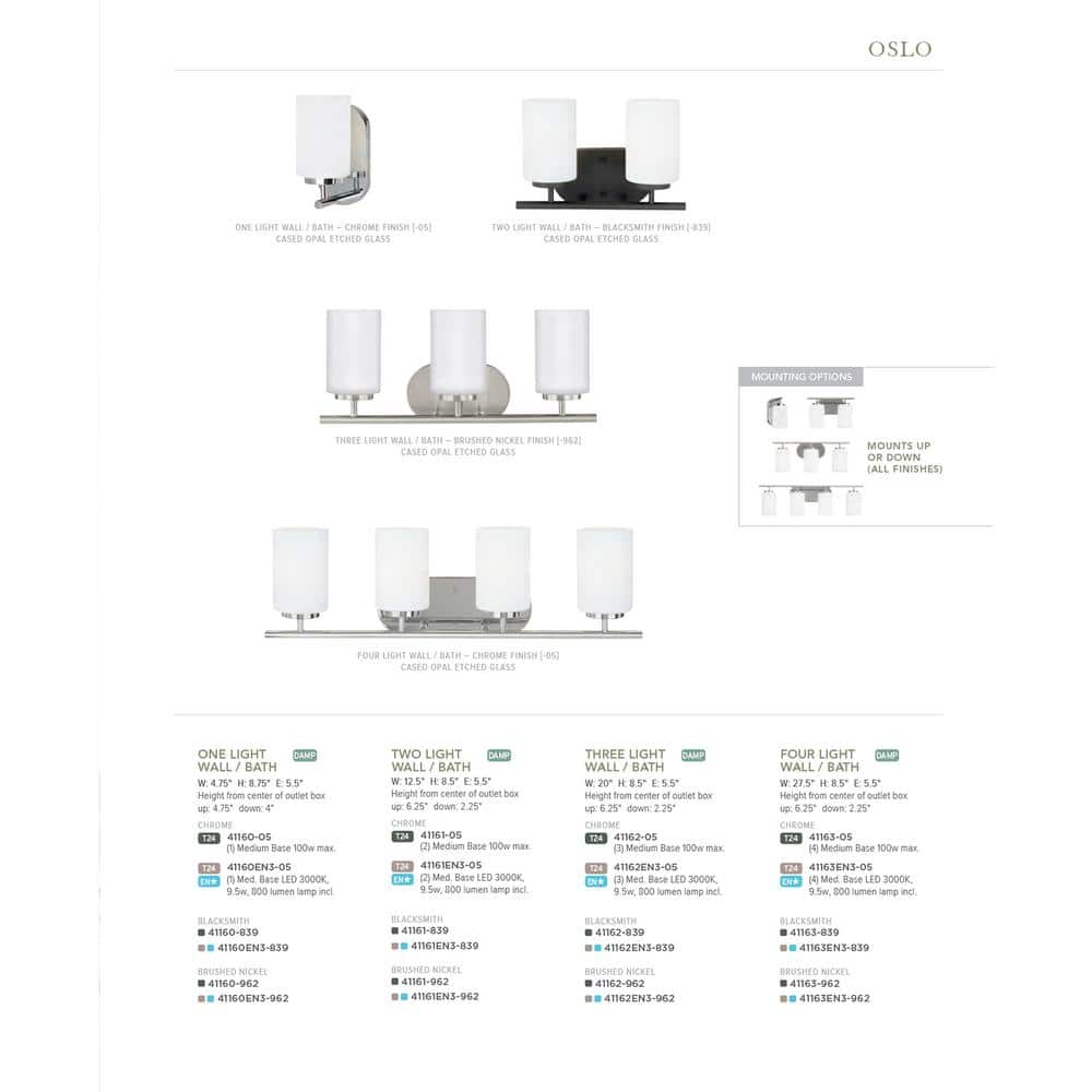 Sleek Brushed Nickel 2-Light Wall Sconce with Opal Etched Glass