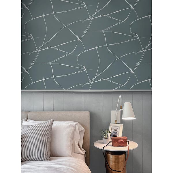 Mineral Astratto Abstract Unpasted Paper Nonwoven Wallpaper Roll 57.5 sq. ft.