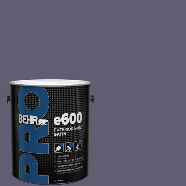 1 gal. #PMD-90 Luscious Purple Satin Exterior Paint