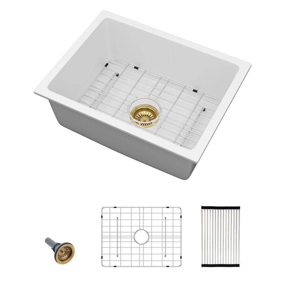 Have a question about Sarlai 22 in. Undermount Single Bowl White
