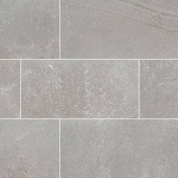 MSI Brixstyle Glacier 12 in. x 24 in. Matte Porcelain Floor and Wall Tile (12 sq. ft./Case)