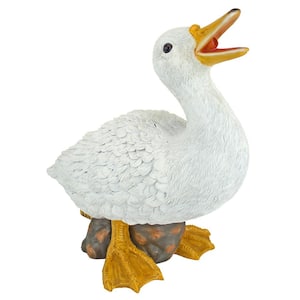 Darnell the Duck Stone Bonded Resin Piped Spitting Statue