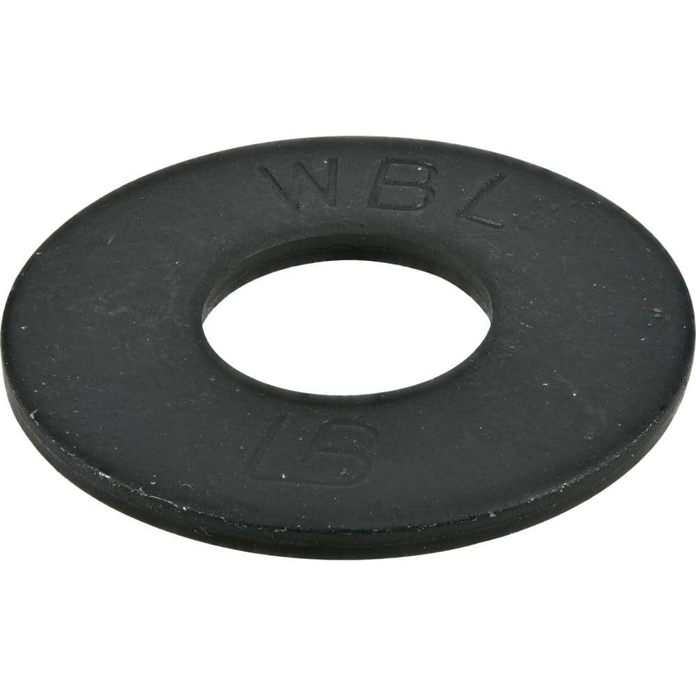 5/16 in. Black Exterior Flat Washers (50Pack) 261257 The Home Depot