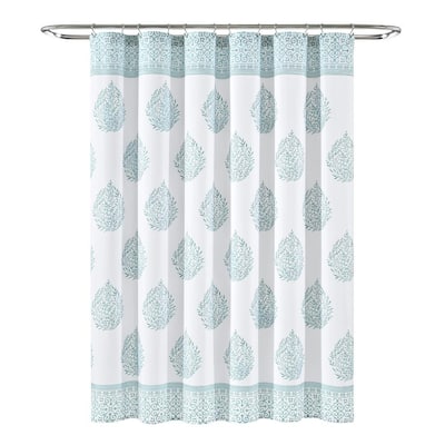 Blue Shower Curtains, Shower Curtain Sets With Rugs Target