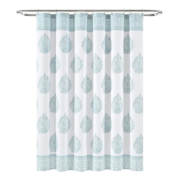 Lush Decor 72 In X Blue, Lush Shower Curtain