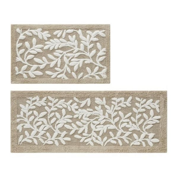 24 in. x 60 in. Multicolor Cotton Tufted Rectangle Bath Rug