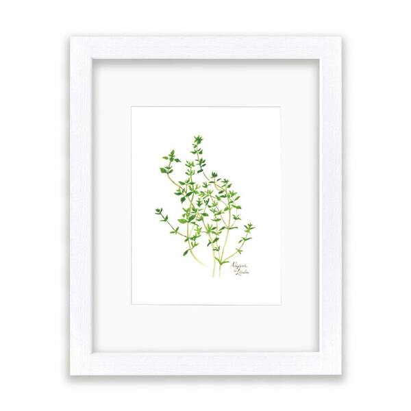 Unbranded Nature's Lace 2 "Thyme" by Alyssa Lewis Individual White Framed with Mat Nature Art Print 20 in. x 16 in.