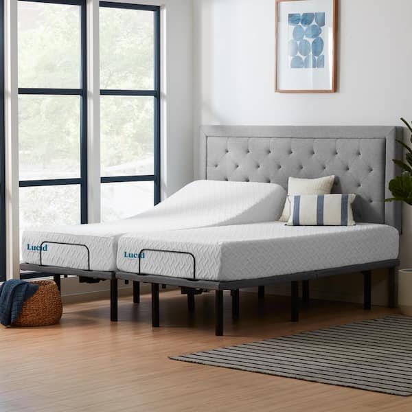 Lucid Comfort Collection Deluxe, Split King Adjustable Bed Comforter