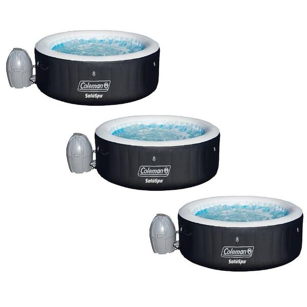 Bestway Portable 4-Person Inflatable Outdoor Hot Tub with Pump (3-Pack)