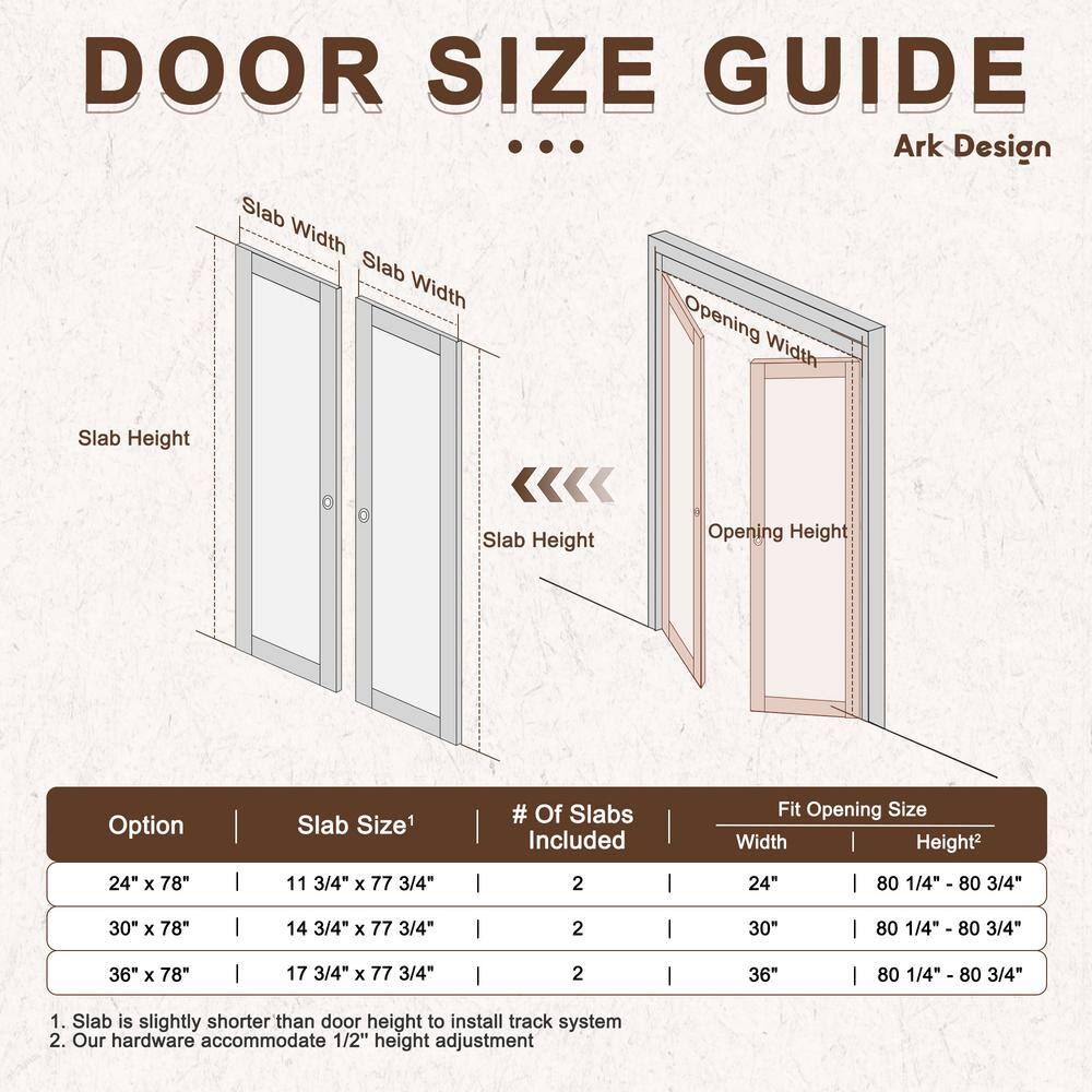 24" x 80" Frosted Glass White MDF Pivot Door