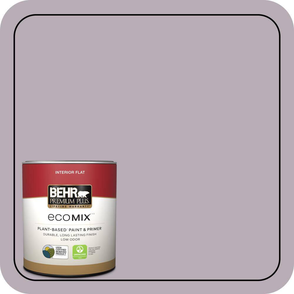 1 qt. #670F-4 Silverberry Flat EcoMix Plant-Based Interior Paint & Primer price history on PriceWatchPro