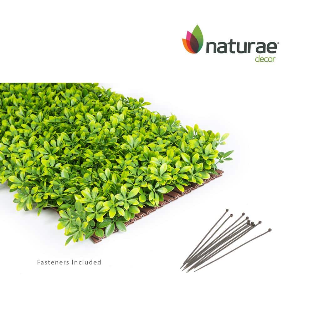72" x 36" Green Vinyl Leaf Garden Trellis