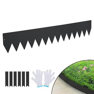 Steel Landscape Edging 4-Pack L x 40 in. W x 0.71 in. H Strips. Hammer-in Border with 6-Clips Landscape Supply Type