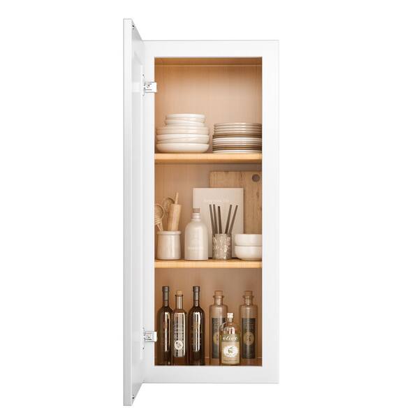 15 in. W x 12 in. D x 36 in. H Ready to Assemble Upper Kitchen Cabinet in White