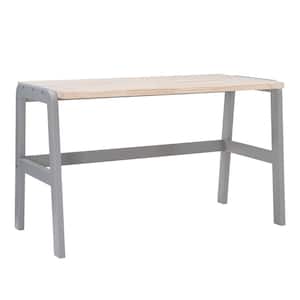 Grant 50.75 in. Rectangular Grey and Natural Standing Desk