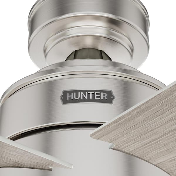 Hunter Xidane 52 in. Brushed Nickel Indoor Ceiling Fan with LED