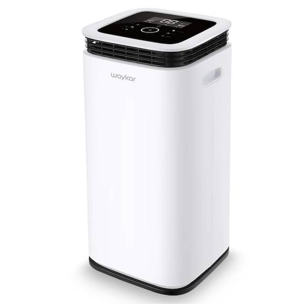 waykar HDCX-PD253B 70-Pint Capacity Smart Dehumidifier Covering Up To 5,000 Square Feet With 1.18 Gallon Water Tank And Four Water Outlets - 1
