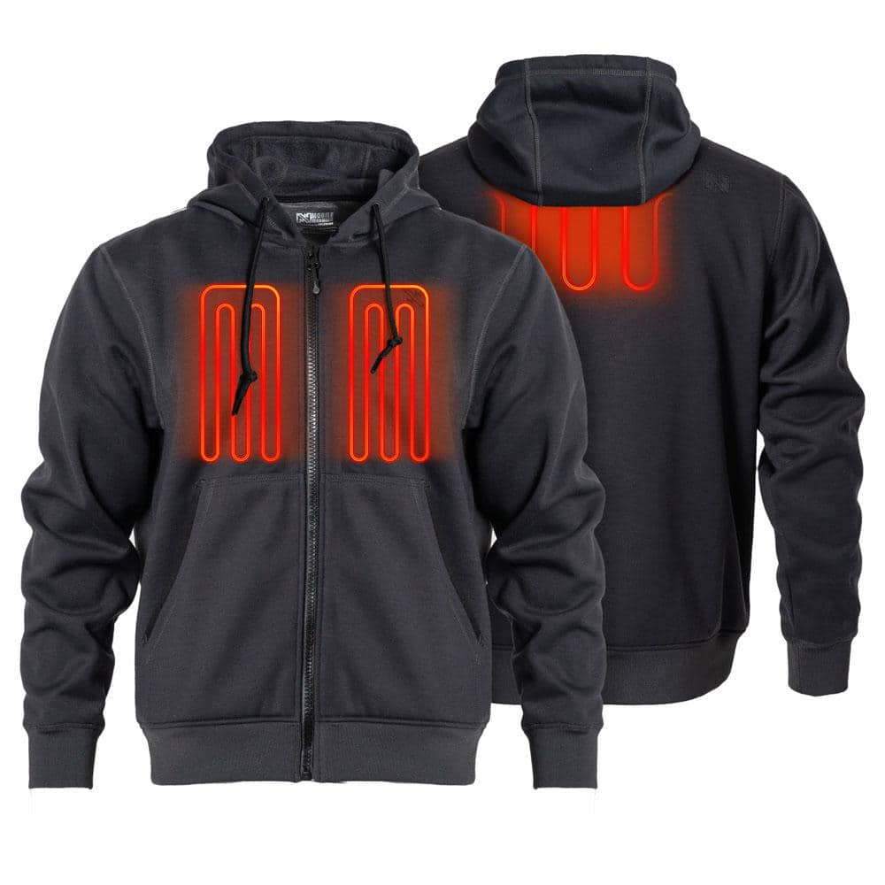 Mobile Warming 7.4V UTW Pro Heated Hoodie Mens Dark Grey Small -  MWMJ51220223