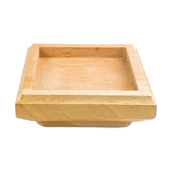 Protectyte Miterless 4 in. x 4 in. Untreated Wood Traditional Slip Over Fence Post Cap (Actual: 3-3/4 in. to 3-7/8 in.)