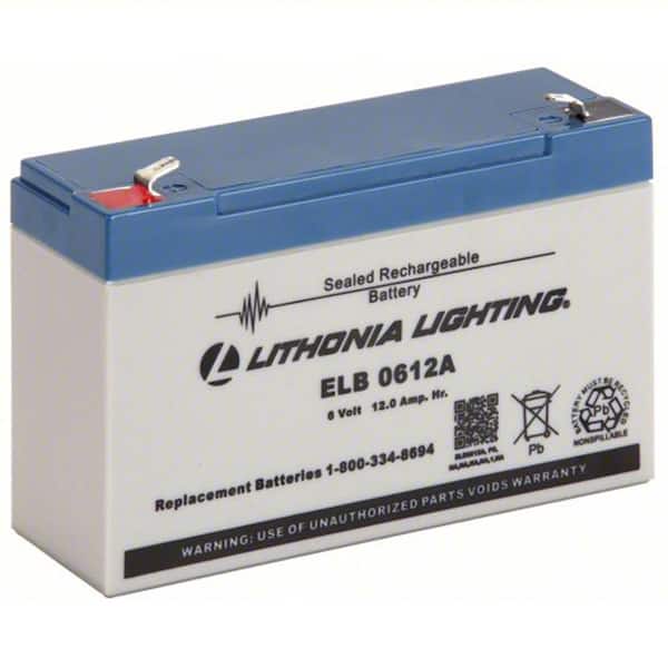 ELB 0612A 6-Volt Emergency Replacement Battery