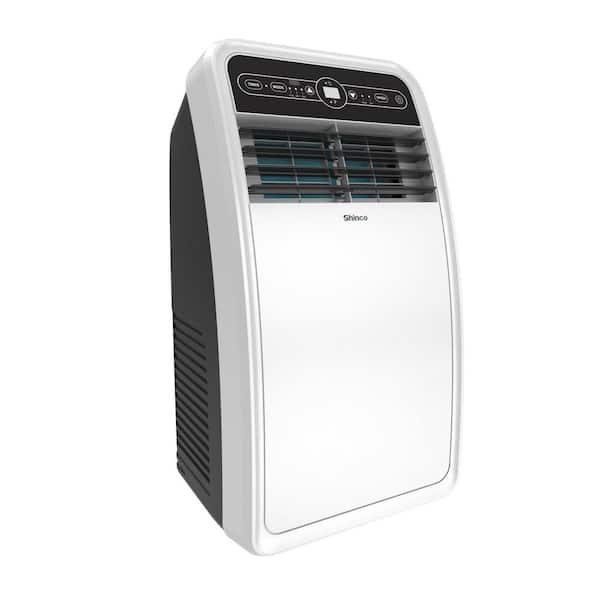 Edendirect 4,000 BTU Portable Air Conditioner Cools 200 Sq. Ft. with Dehumidifier, 2 Fan Speeds and Remote in White